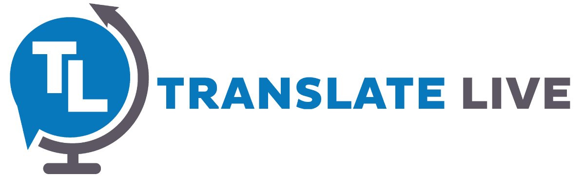 TranslateLive horizontal logo- Instant Translation for Human Conversations